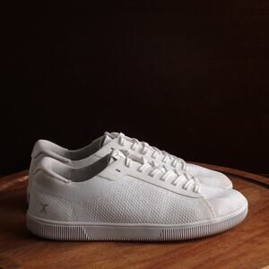 Flux Sneakers Unisex SZ M10 W12 White Adapt Trainer Knit Barefoot Athletic Shoes